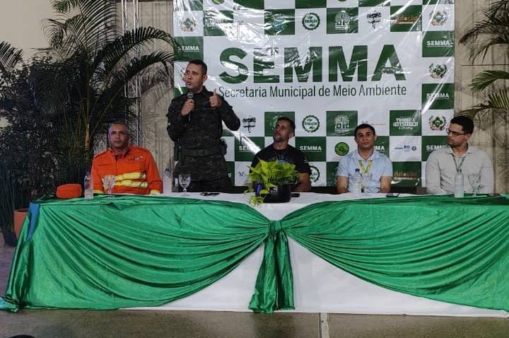 Pelotão Ambiental participa da abertura da Semana do Meio Ambiente promovida pela SEMMA em Vilhena