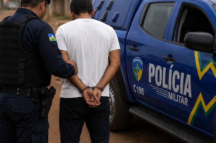 PMRO captura foragido durante operação nacional de combate ao crime organizado em Guajará-Mirim