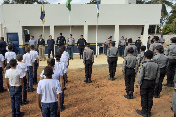 Reforma da sede da Polícia Militar Mirim é entregue em Ariquemes