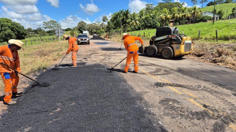 Governo atende indicação do deputado Jean Oliveira e executa manutenção da RO-383 entre Rolim de Moura e Alta Floresta
