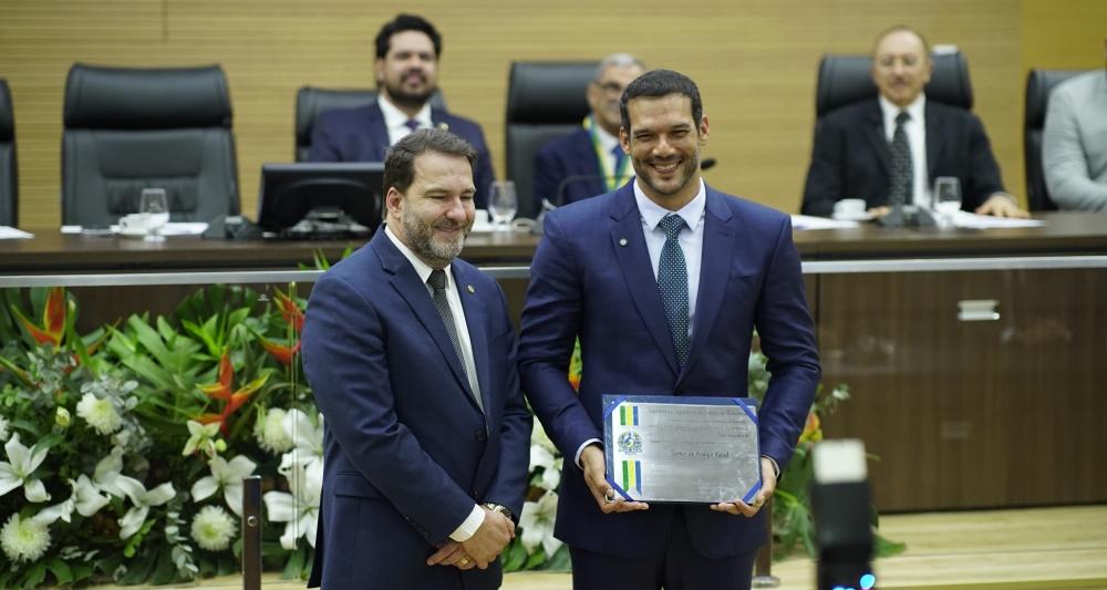 Assembleia Legislativa de Rondônia concede Título de Cidadão Honorário ao presidente da CBF, Samir Xaud
