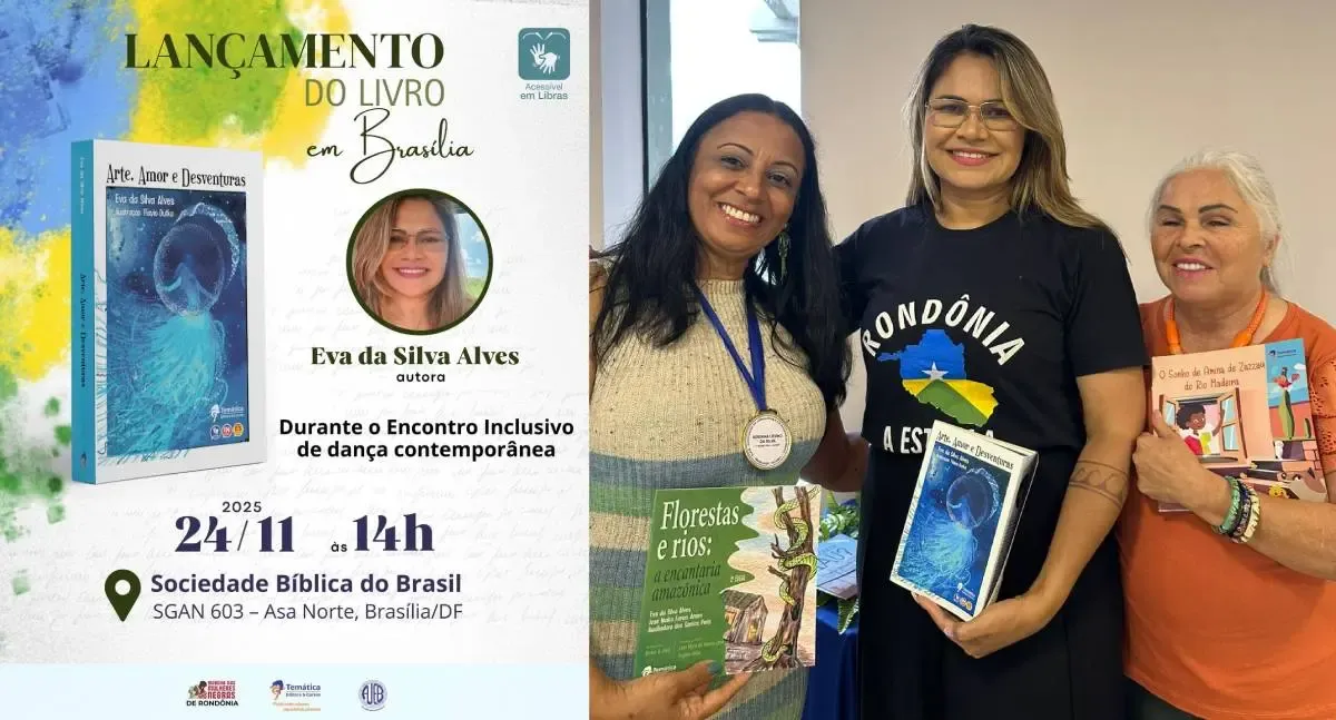Escritora Rondoniense lança obras em Encontro Inclusivo de Dança em Brasília