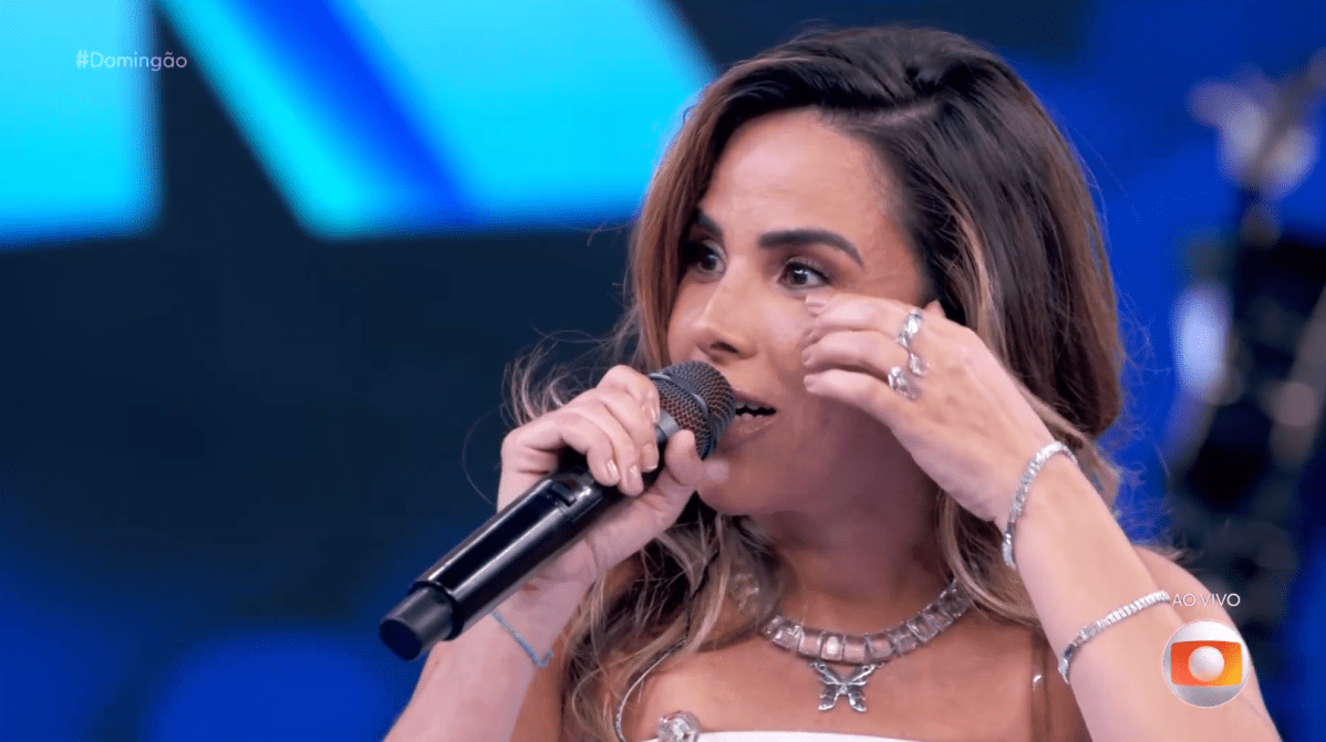 Wanessa Camargo se emociona com homenagem no “Domingão com Huck”