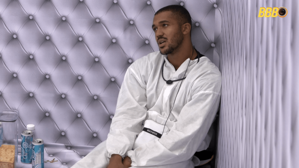 Matheus comenta sons do Quarto Branco do BBB 26: “Medo era dormir e morrer”