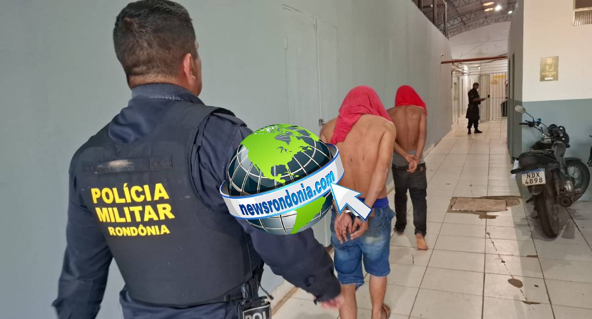 Apenado e adolescente são detidos após roubo de moto