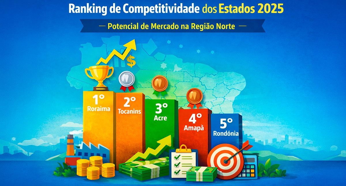 Estudo coloca Rondônia no top 5 do potencial de mercado na Região Norte