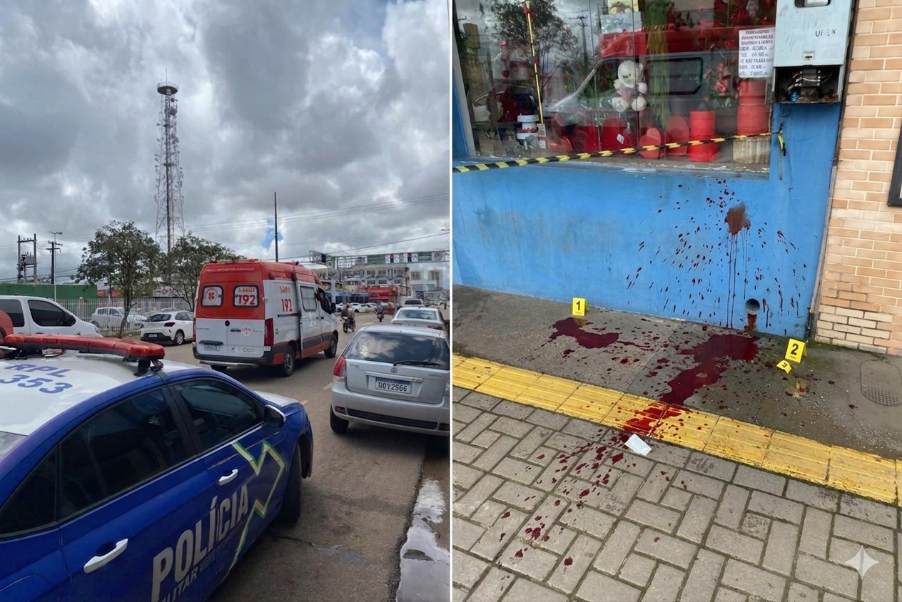 Flanelinha é atacado a golpes de facão no centro